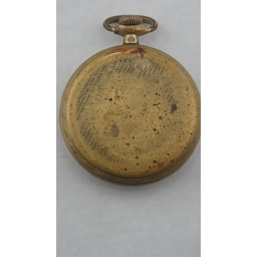 Antique 1917 Waltham Pocket Watch 7 Jewels Grade 610 Complete Not Running